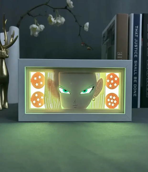 Lámpara 3D Multicolor - Androide 18 (Dragon Ball Z)