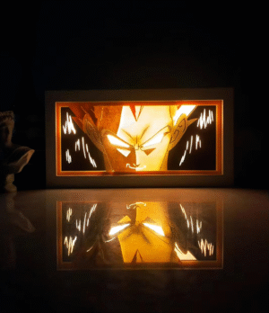 Lámpara de Escritorio Color Fijo - Vegeta (Dragon Ball Z)